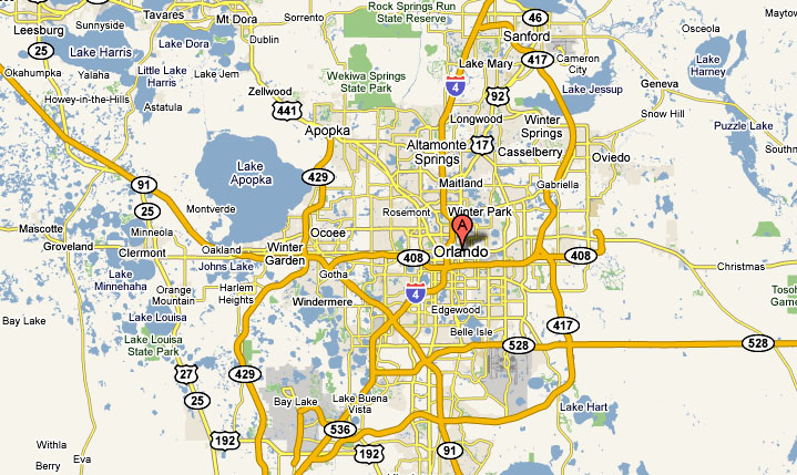 Orlando Limo Service and Party Bus Service Area