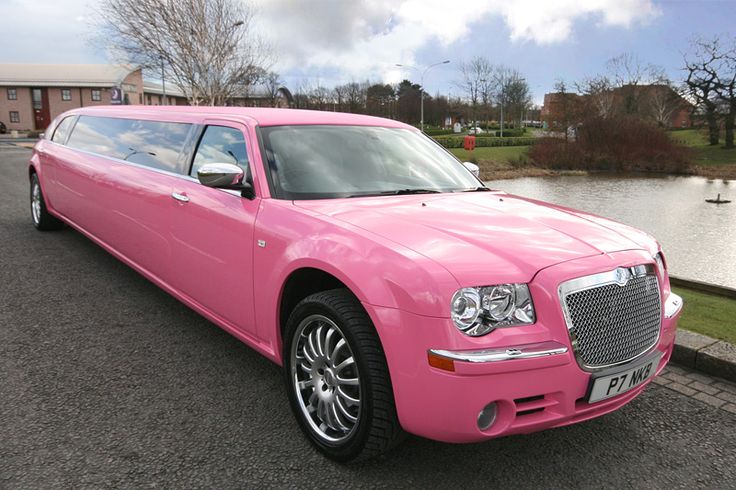 Pink Chrysler 300 Limo